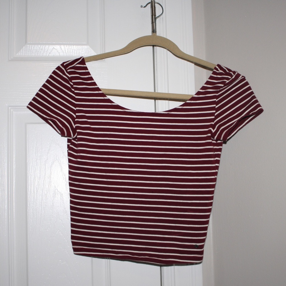 American Eagle Women’s Striped Crop Top